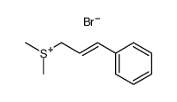 dimethylcinnamylsulfonium bromide Structure