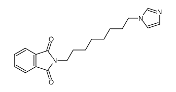 2-((1H-Imidazol-1-yl)octyl)-1H-isoindole-1,3(2H)-dione结构式