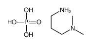 3-ammoniopropyl(dimethyl)ammonium hydrogen phosphate Structure