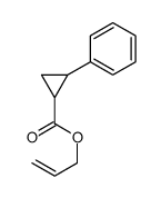 prop-2-enyl 2-phenylcyclopropane-1-carboxylate Structure