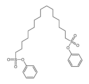 diphenyl hexadecane-1,16-disulfonate Structure