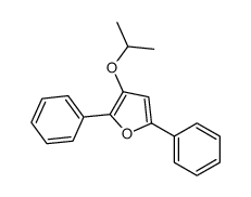 2,5-diphenyl-3-propan-2-yloxyfuran Structure