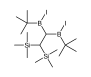 [2,2-bis[tert-butyl(iodo)boranyl]-1-trimethylsilylethyl]-trimethylsilane结构式
