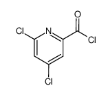4,6-dichloro-pyridine-2-carbonyl chloride结构式
