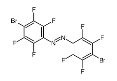 bis(4-bromo-2,3,5,6-tetrafluorophenyl)diazene Structure