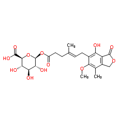 麦考酚酸酰基-β-D-葡糖醛酸结构式