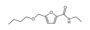5-butoxymethyl-furan-2-carboxylic acid ethylamide Structure