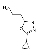2-(5-环丙基-1,3,4-噁二唑-2-基)乙胺结构式