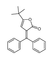 3-benzhydrylidene-5-tert-butylfuran-2-one结构式