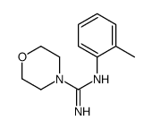 N'-(2-methylphenyl)morpholine-4-carboximidamide Structure