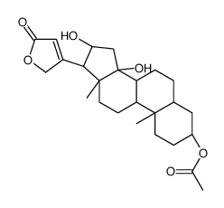 gitoxigenin 3-acetate Structure