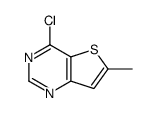 4-氯-6-甲基噻吩并[3,2-d]嘧啶结构式
