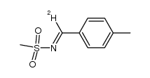 N-(p-tolylmethylene-d)methanesulfonamide结构式