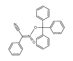 trityl phenylcyanomethane nitronate Structure