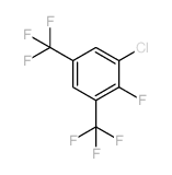 1-Chloro-2-fluoro-3,5-bis-(trifluoromethyl)benzene Structure