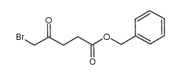 5-bromo-4-oxo-pentanoic acid benzyl ester Structure
