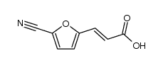 3t-(5-cyano-furan-2-yl)-acrylic acid结构式