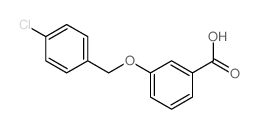3-[(4-Chlorobenzyl)oxy]benzoic acid Structure