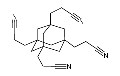 3,3',3'',3'''-(adamantane-1,3,5,7-tetrayl)tetrapropanenitrile结构式