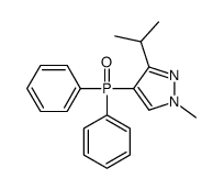 4-diphenylphosphoryl-1-methyl-3-propan-2-ylpyrazole结构式