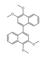 3,3',4,4'-tetramethoxy-1,1'-binaphthyl结构式