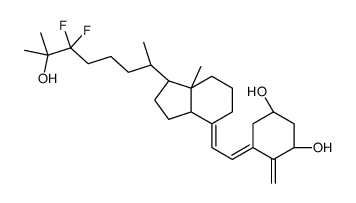 (1R,3S,5E)-5-[(2E)-2-[(3aS,7aR)-1-(6,6-difluoro-7-hydroxy-7-methyloctan-2-yl)-7a-methyl-2,3,3a,5,6,7-hexahydro-1H-inden-4-ylidene]ethylidene]-4-methylidenecyclohexane-1,3-diol Structure
