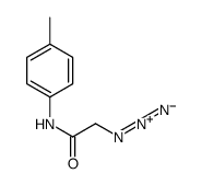 2-azido-N-(4-methylphenyl)acetamide Structure