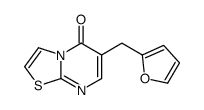 6-(呋喃-2-甲基)-5H-噻唑并[3,2-a]嘧啶-5-酮结构式