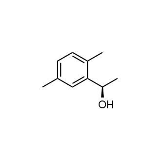 (R)-1-(2,5-二甲基苯基)乙-1-醇结构式