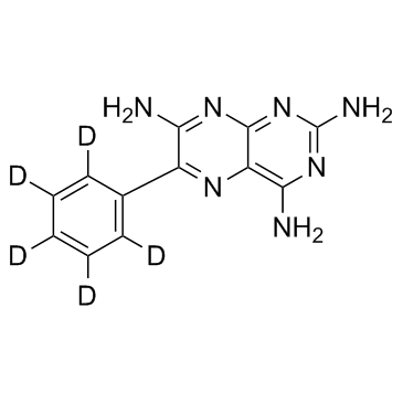 氨苯喋啶D5结构式