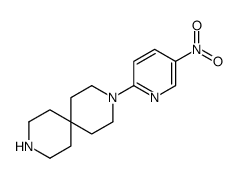 3-(5-nitropyridin-2-yl)-3,9-diazaspiro[5.5]undecane Structure
