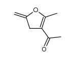 Ethanone, 1-(4,5-dihydro-2-methyl-5-methylene-3-furanyl)- (9CI)结构式