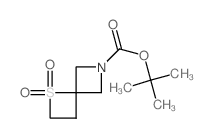 1,1-Dioxo-1-thia-6-azaspiro[3.3]heptane-6-carboxylic acid tert-butyl ester Structure