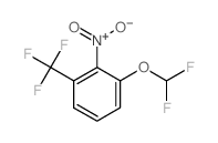 1-(Difluoromethoxy)-2-nitro-3-(trifluoromethyl)benzene Structure