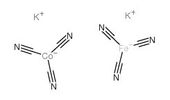 六氰基钴(II)铁(II)酸钾结构式