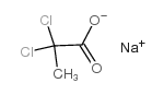 2,2-dichloropropionic acid sodium salt structure