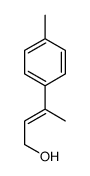 3-(4-methylphenyl)but-2-en-1-ol结构式
