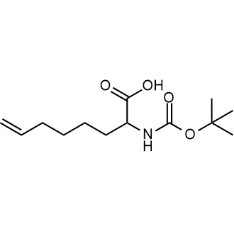 2-((Tert-butoxycarbonyl)amino)oct-7-enoic acid Structure
