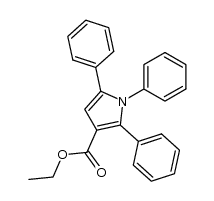 ethyl 1,2,5-triphenyl-1H-pyrrole-3-carboxylate Structure