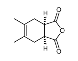 5,6-dimethyl-3a,4,7,7a-tetrahydroisobenzofuran-1,3-dione结构式