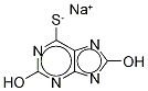 Thiouric Acid-13C3 Sodium Salt Dihydrate Structure