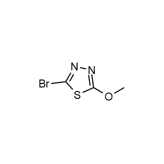 2-溴-5-甲氧基-1,3,4-噻二唑结构式
