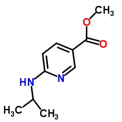 Methyl 6-(isopropylamino)nicotinate结构式