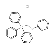 (苯硫甲基)三苯基氯化鏻结构式