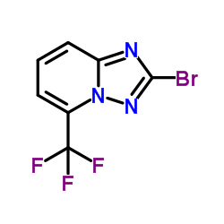 2-Bromo-5-(trifluoromethyl)[1,2,4]triazolo[1,5-a]pyridine Structure