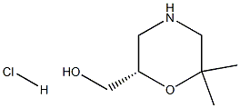(S)-6,6-二甲基吗啉-2-甲醇盐酸盐结构式