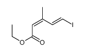 ethyl 5-iodo-3-methylpenta-2,4-dienoate结构式