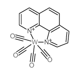 carbon monoxide,1,10-phenanthroline,tungsten Structure