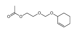 2-(cyclohex-2-enyloxymethoxy)ethyl acetate Structure