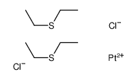 dichlorobis[1,1'-thiobis[ethane]]platinum结构式